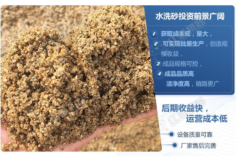 石粉洗出來的砂怎么樣？洗沙設備多少錢一臺？