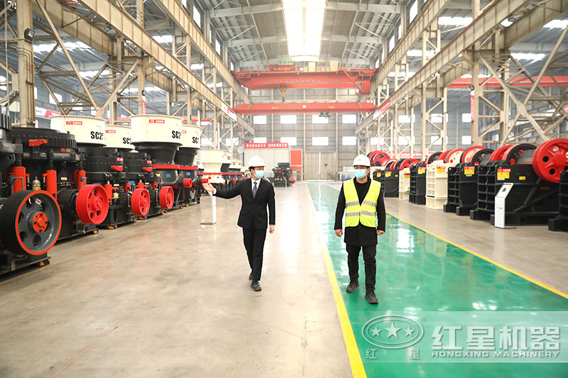 大型廠房，客戶來廠實地考察